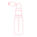 ohrenwachsspray alpine technische llustration