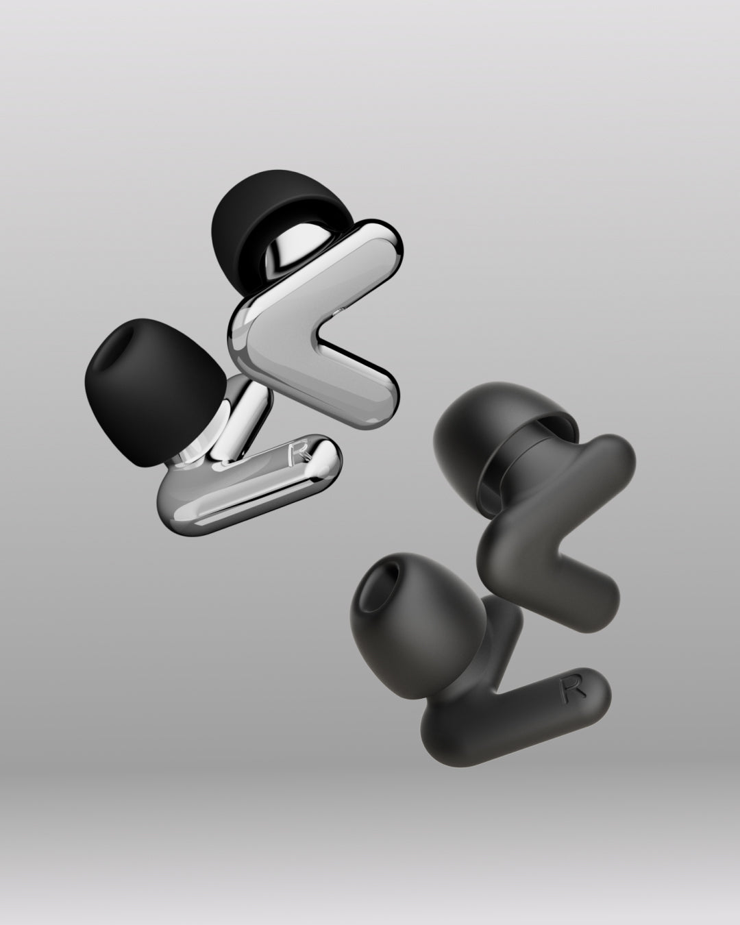 Tag und nacht bundle alpine silene in black und Alpine Tune in silver