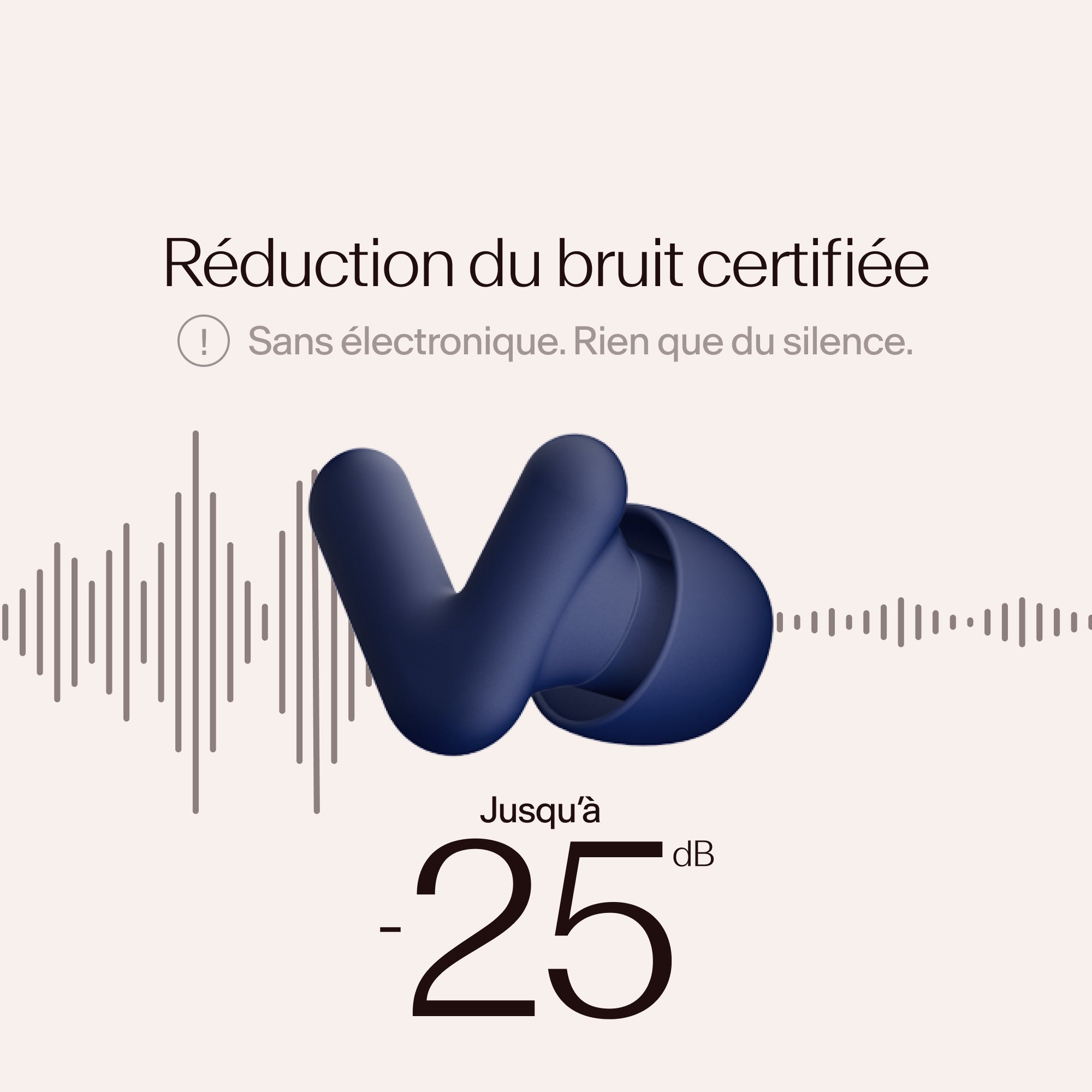 Alpine Silence earplugs with certified noise reduction