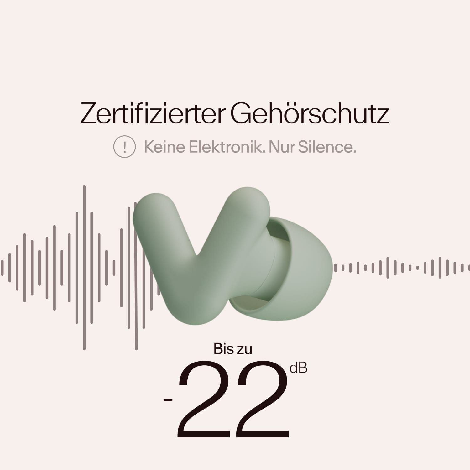 Alpine Silence, zertifizierte Geräuschdämmung von 22dB