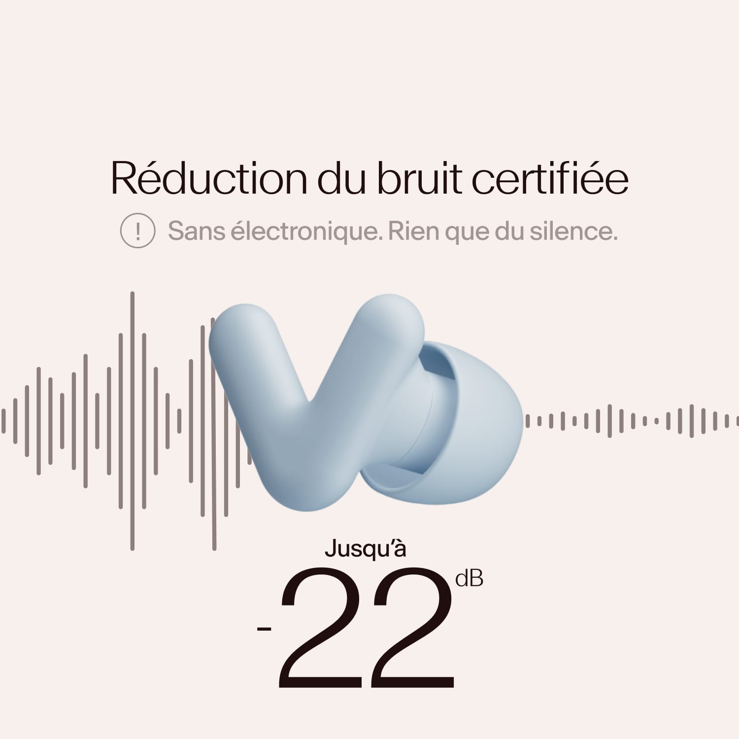 Alpine Silence, atténuation acoustique certifiée de 22dB