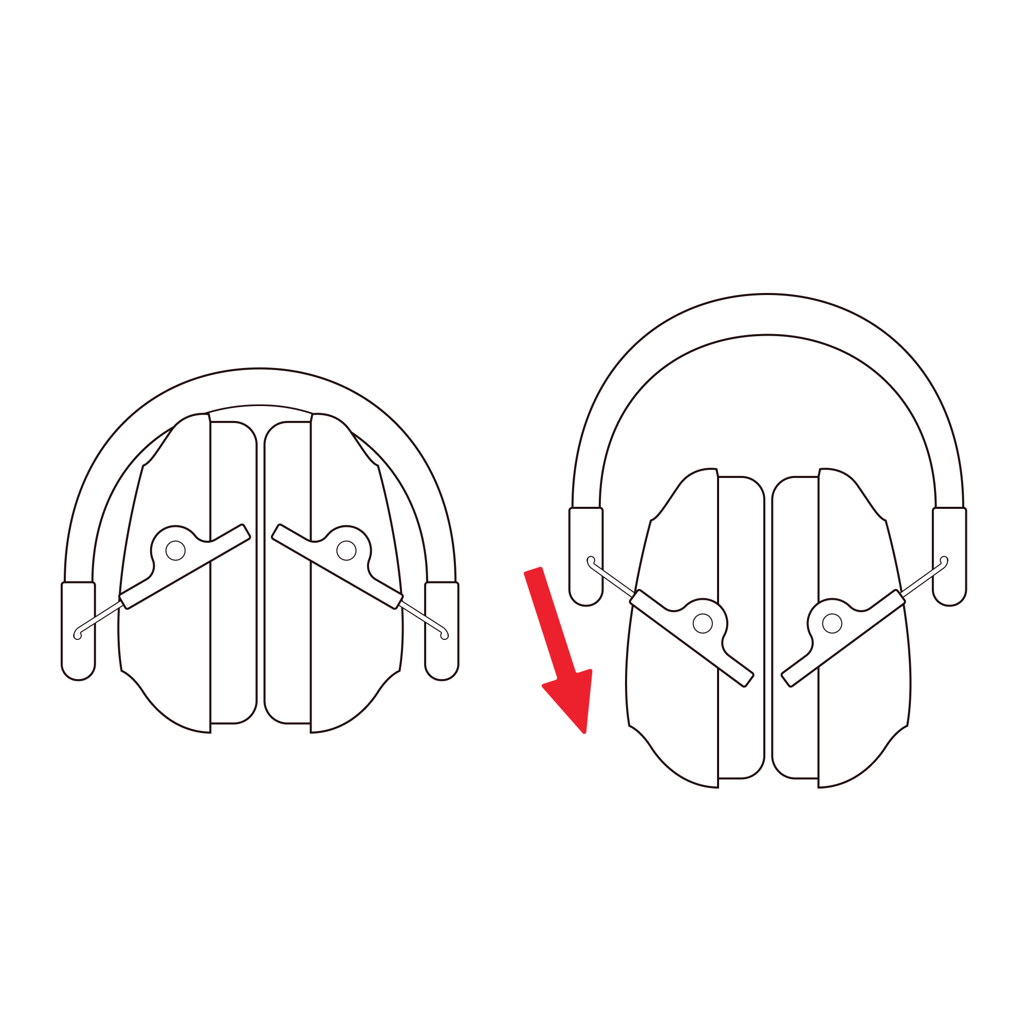 Illustration montrant comment ouvrir correctement l’Alpine Defender