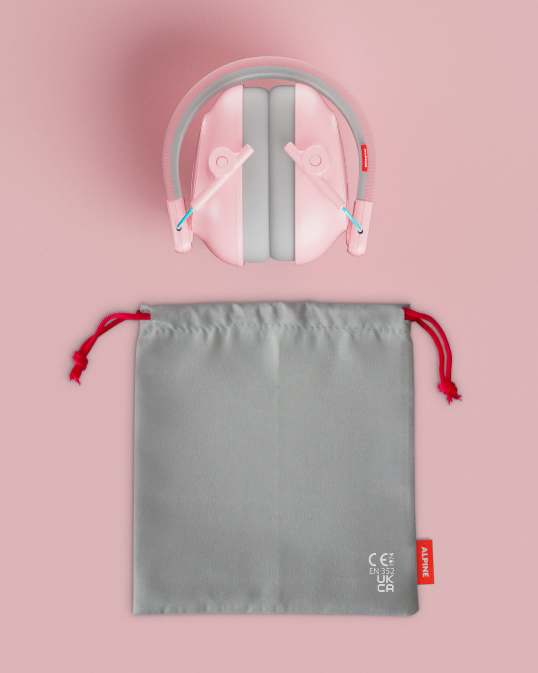 alpine muffy kids ohrschutzer für kinder übersicht mit zubehör rosa