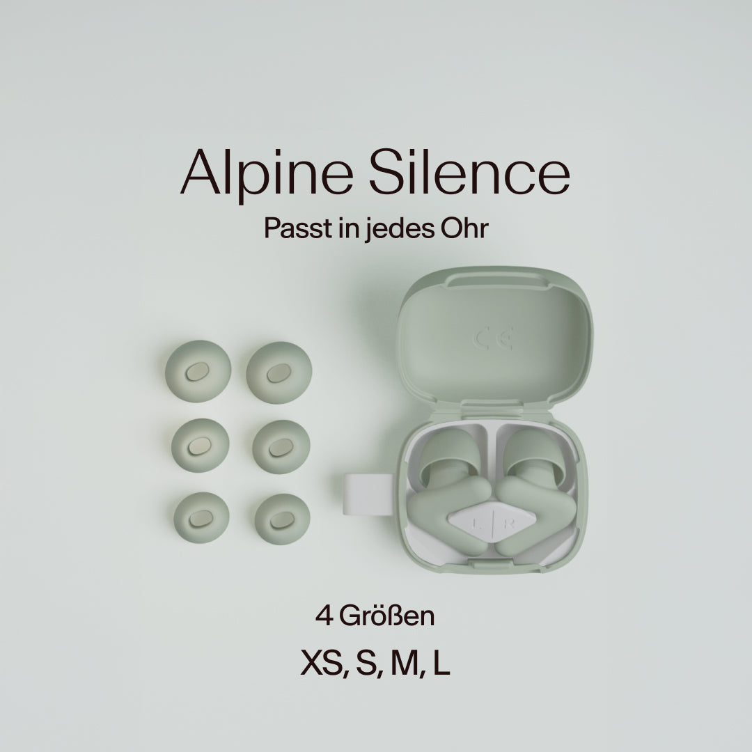 Etui mit verschiedenen Aufsatzgrößen – Alpine Silence green