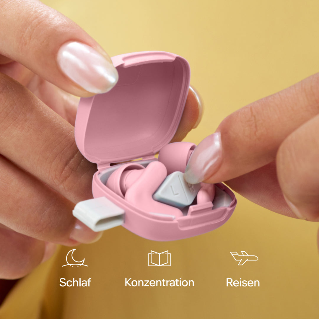 Alpine Silence Gehörschutz im Etui - pink