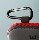 alpine travelcase deluxe für ohrstopsel schlüsselring detail