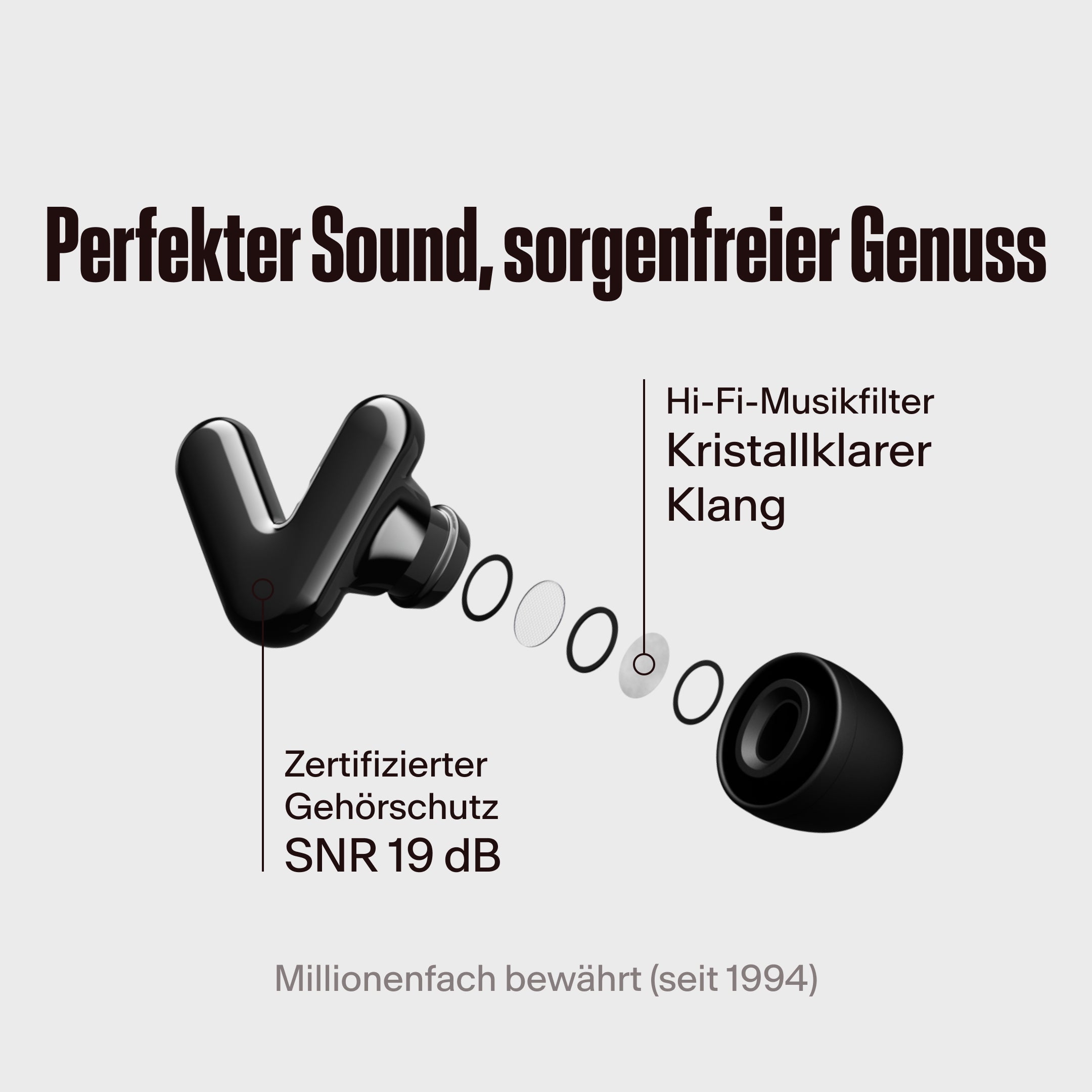 Alpine Tune Filter im Detail gezeigt in black #color_black