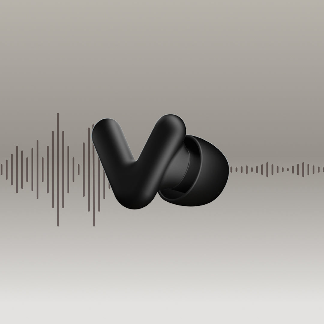 Alpine silence single earplug black