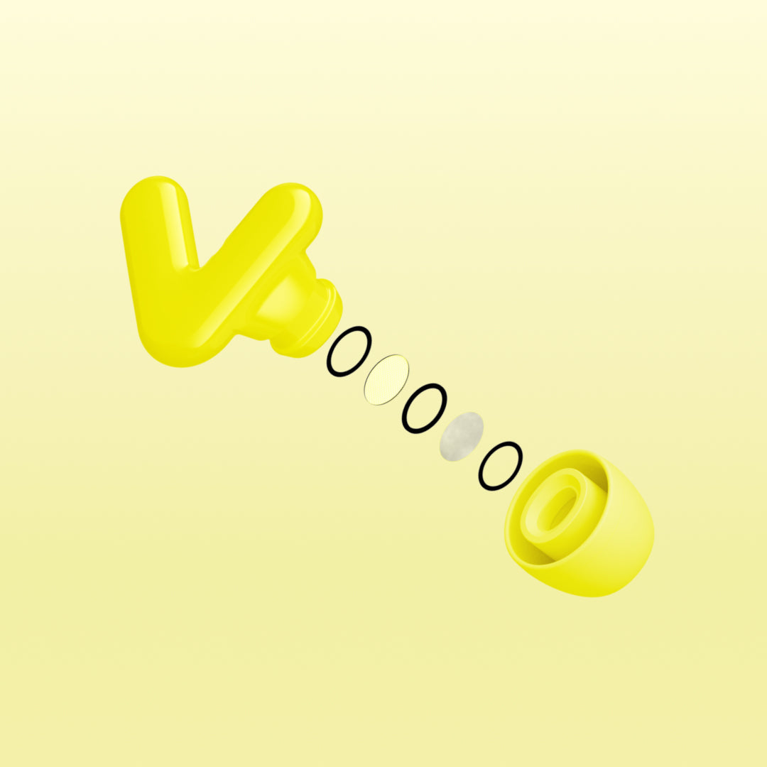Alpine Tune hifi filter neon yellow