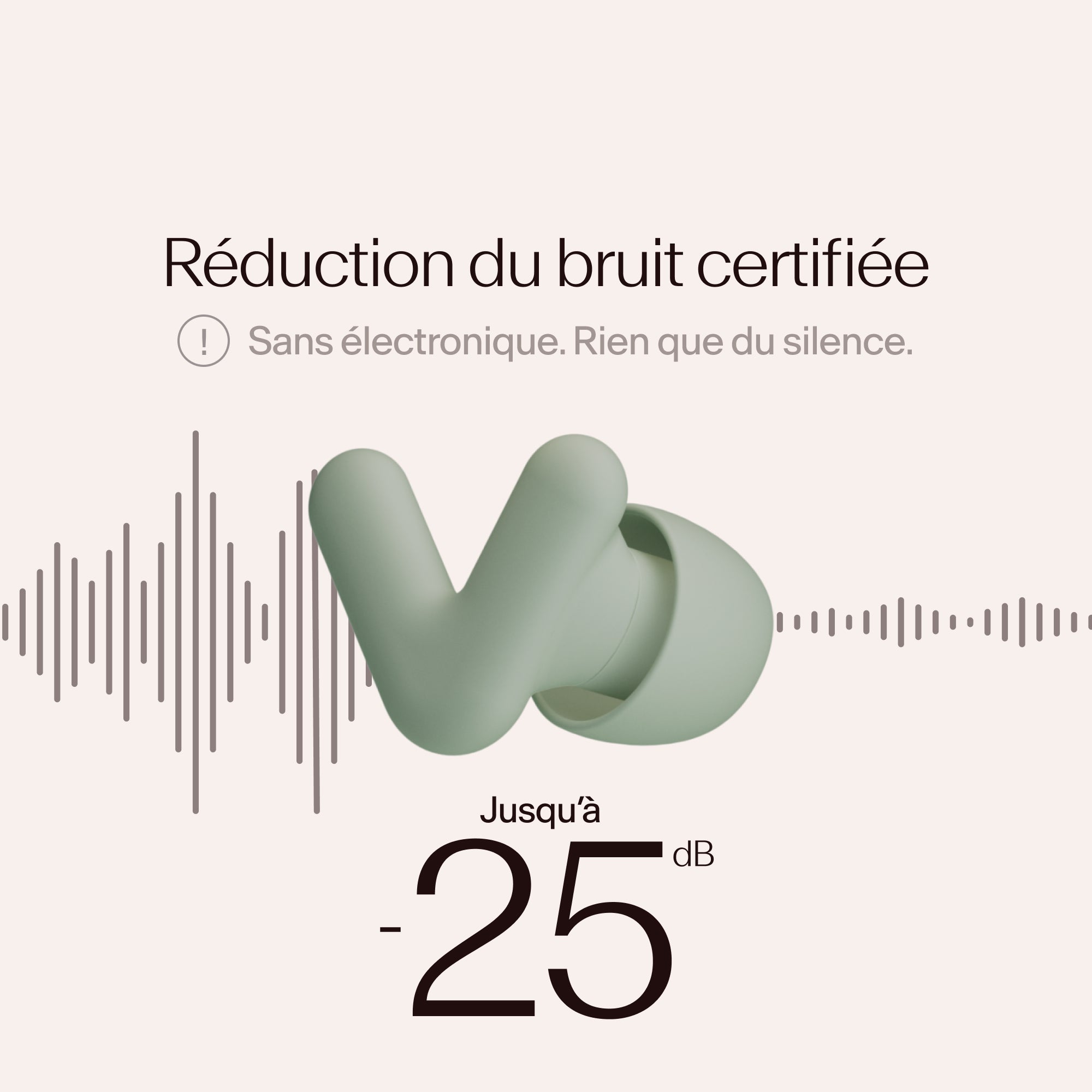 Alpine Silence earplugs with certified noise reduction 