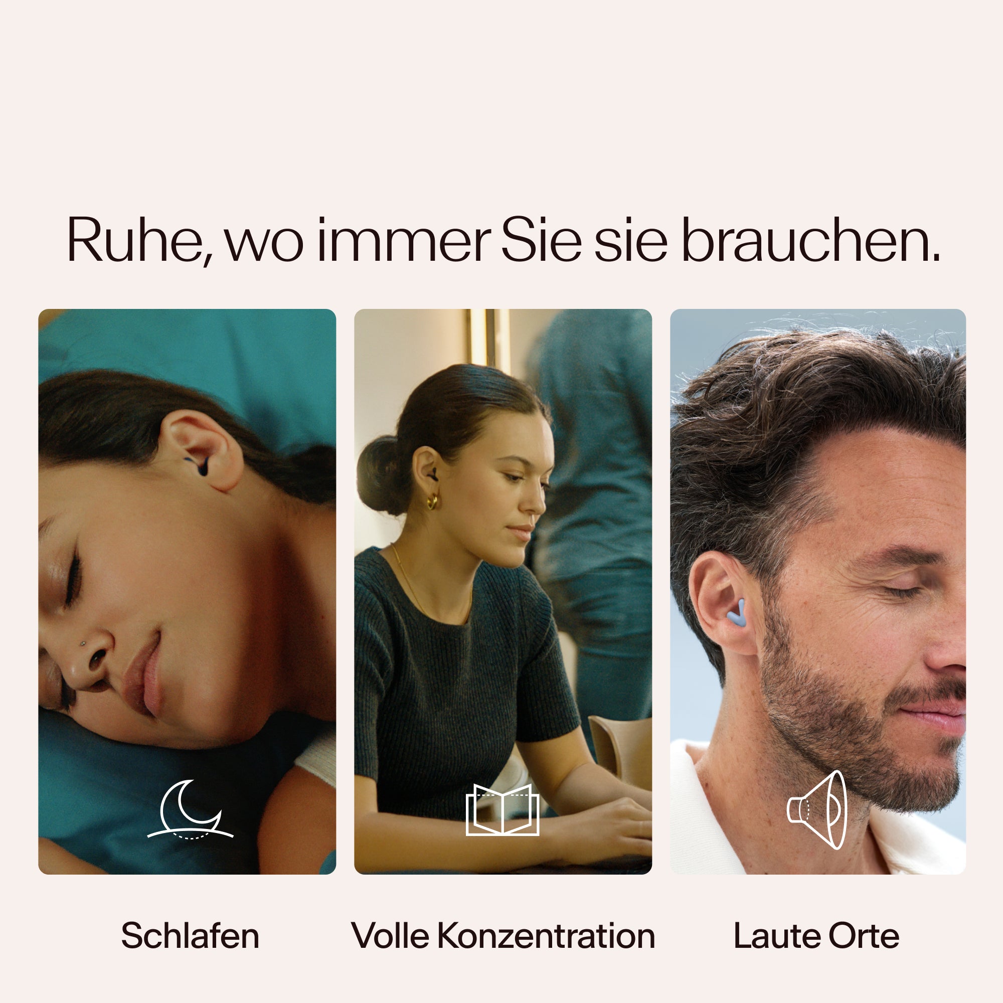 Alpine Silence Gehörschutz Situationen