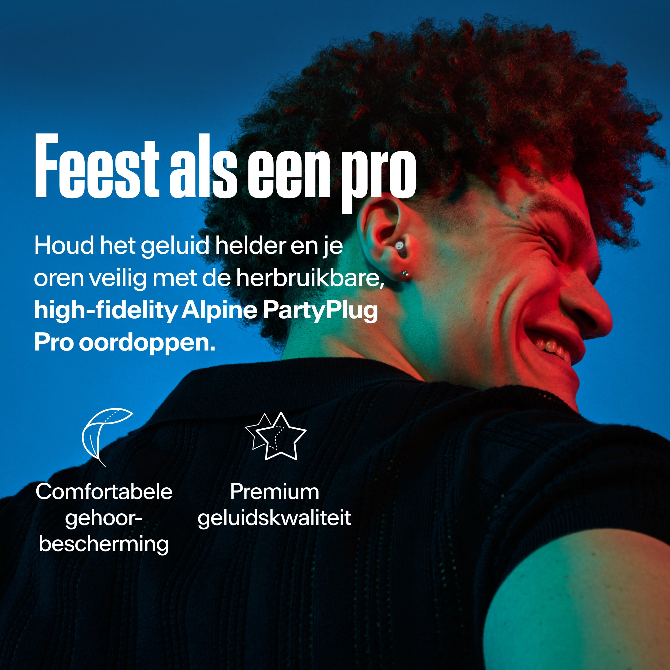 Alpine PartyPlug Pro festivaloordoppen transparent 