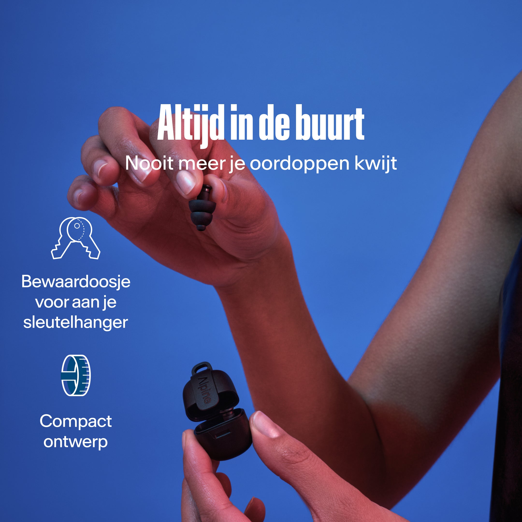 Alpine PartyPlug Pro festivaloordoppen black #color_black #lang_nl