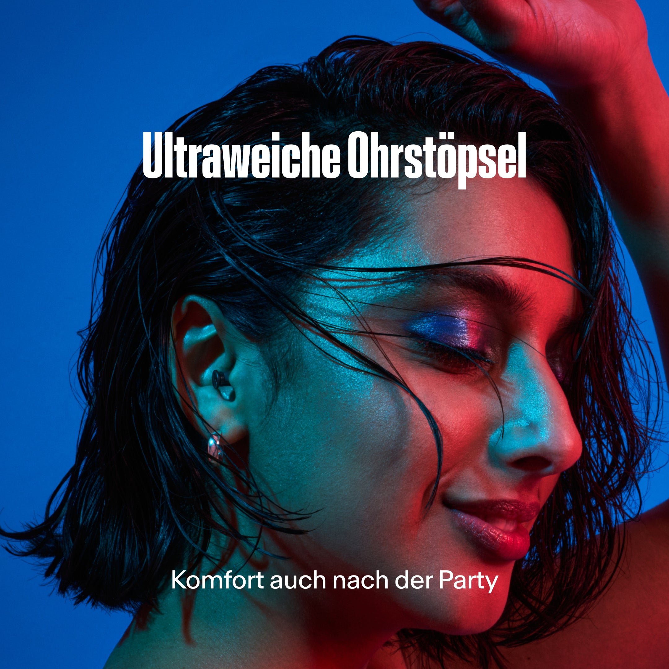 Alpine PartyPlug Festival-Ohrstöpsel schwarz