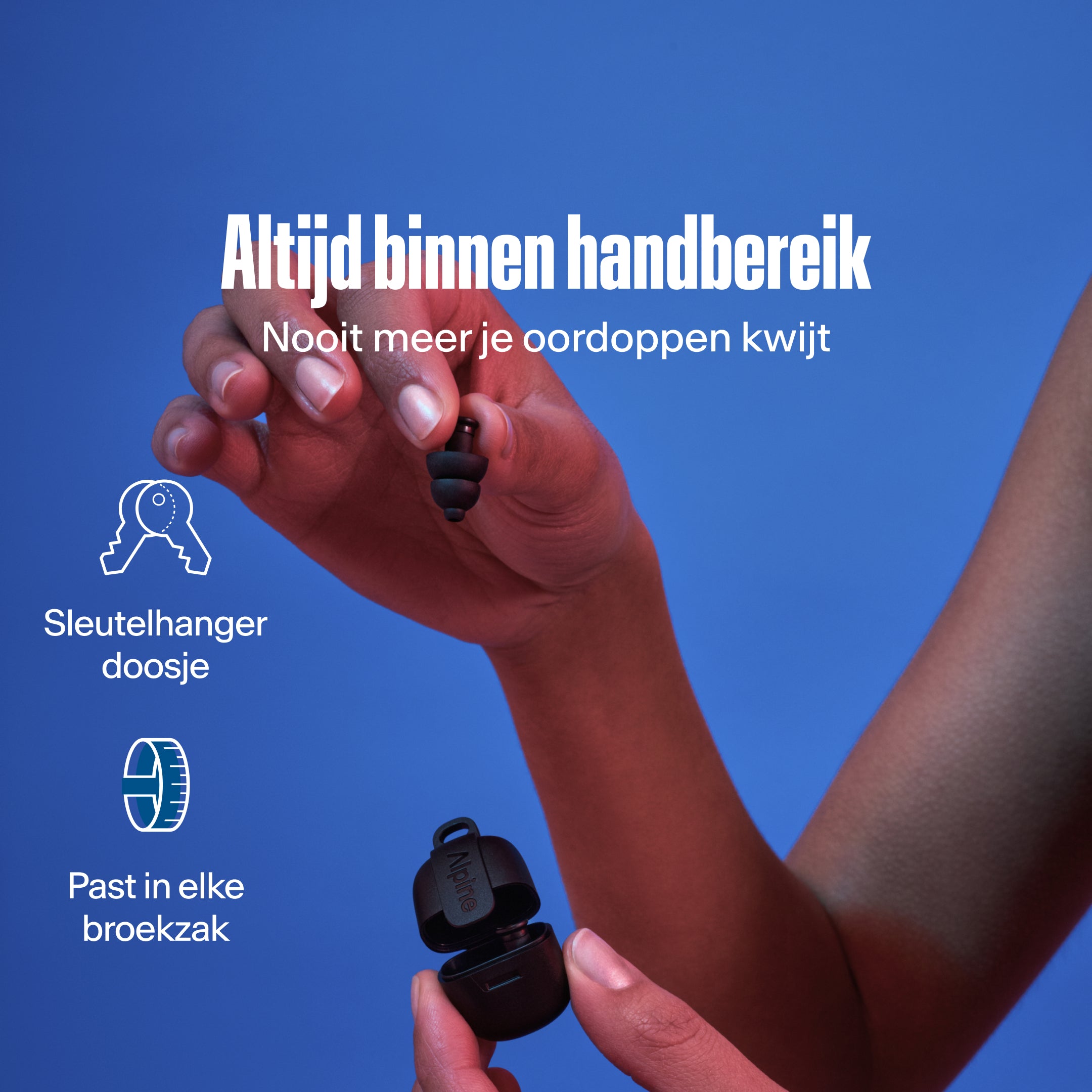 Alpine PartyPlug festivaloordoppen zwart 
