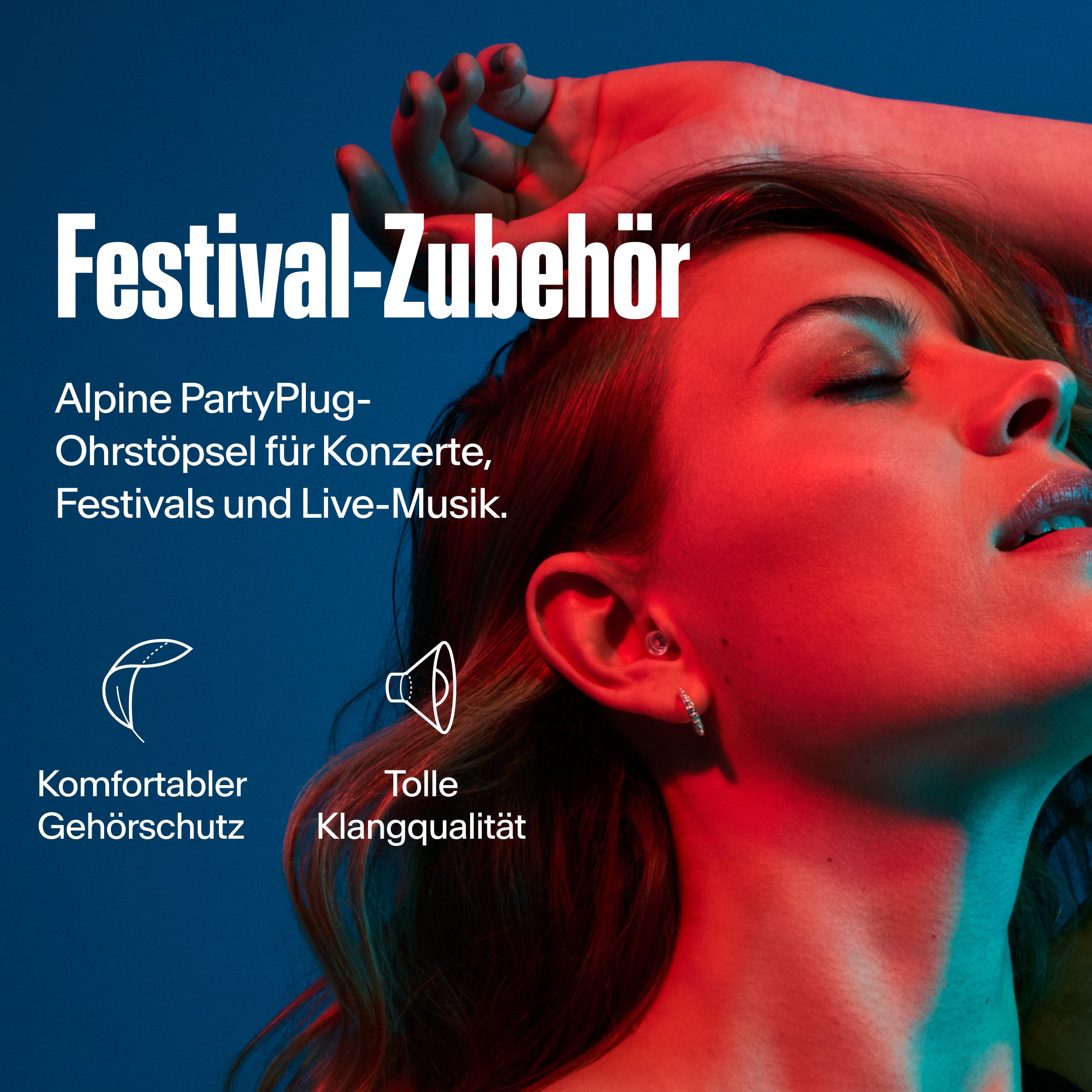 Alpine PartyPlug Festival-Ohrstöpsel transparent #color_transparent