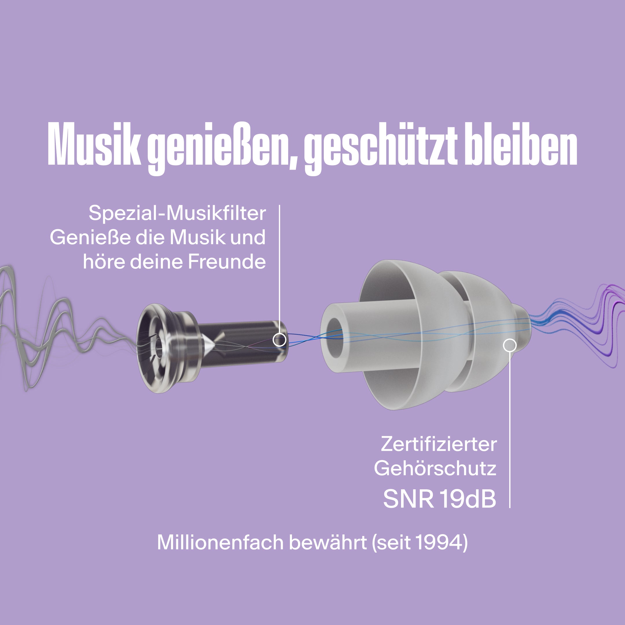 Alpine PartyPlug Festival-Ohrstöpsel transparent #color_transparent