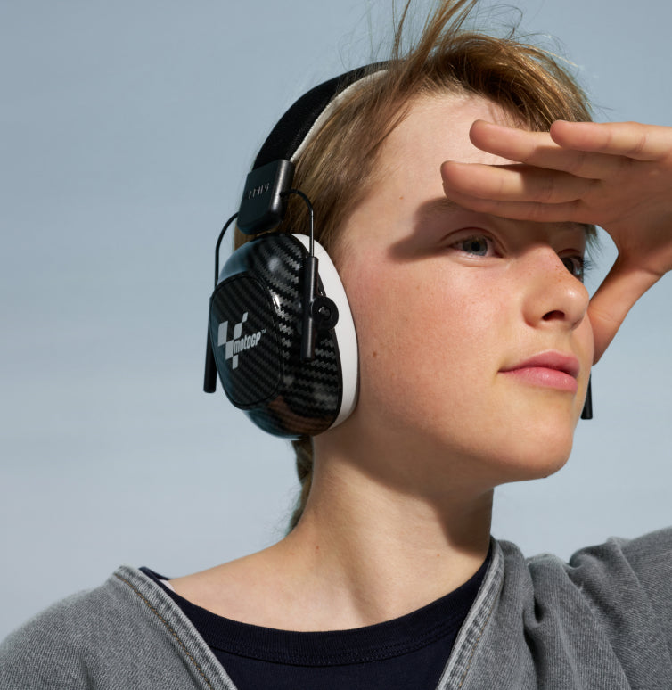 alpine motogp racing pro casque anti-bruit pour enfants course detail 