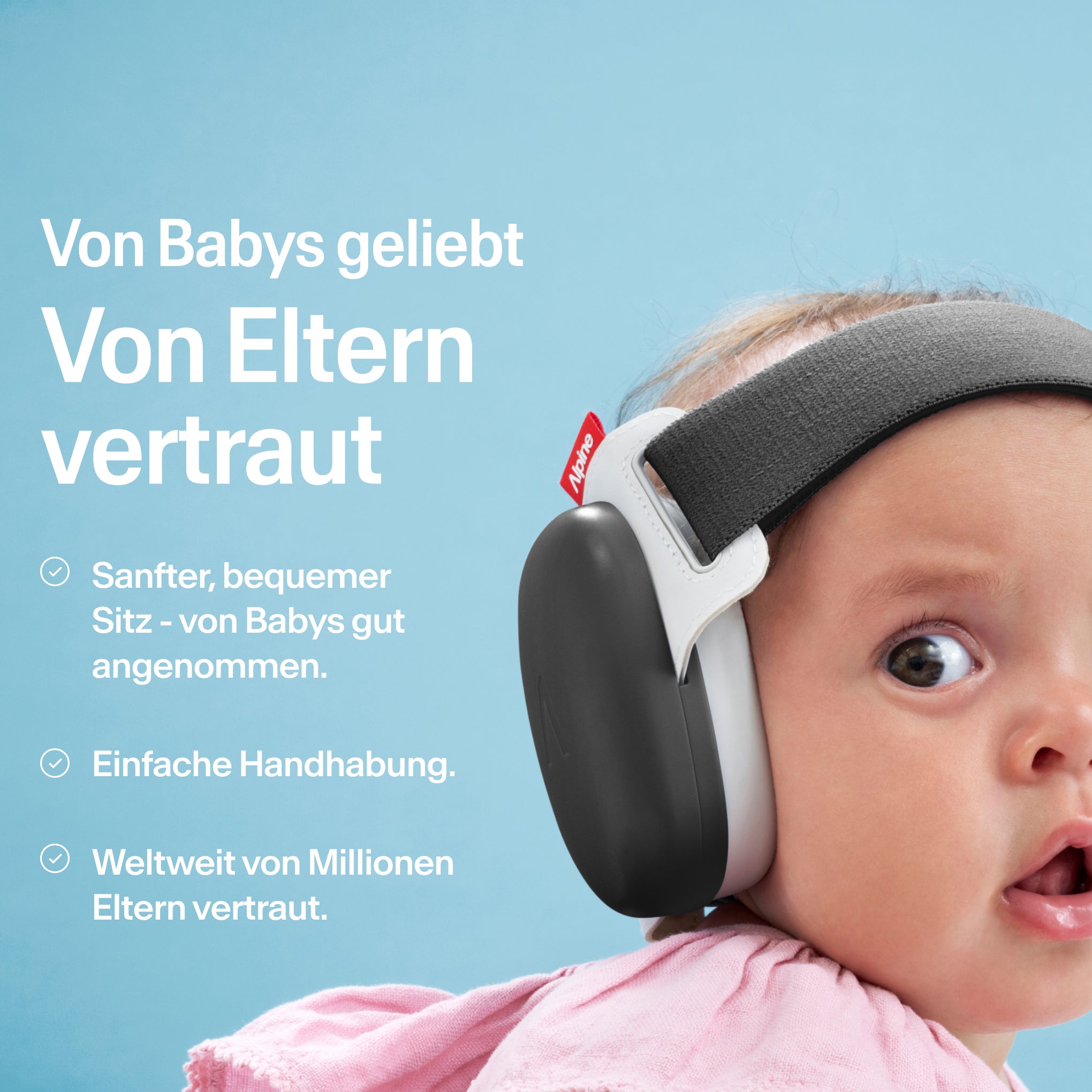 baby traegt alpine muffy baby in schwarz auf dem kopf #color_dusk-black