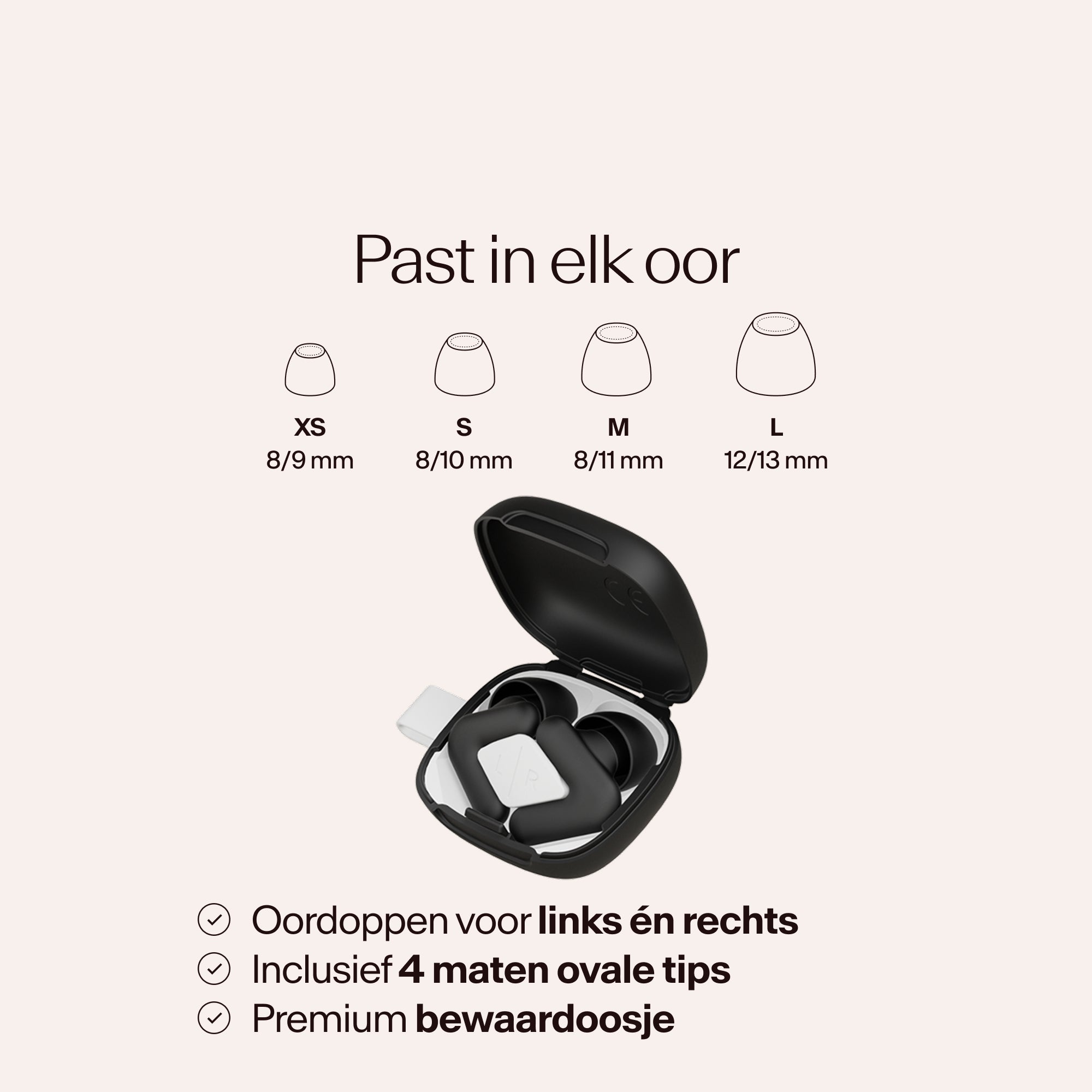 Alpine Silence in black met maten tips en doosje 