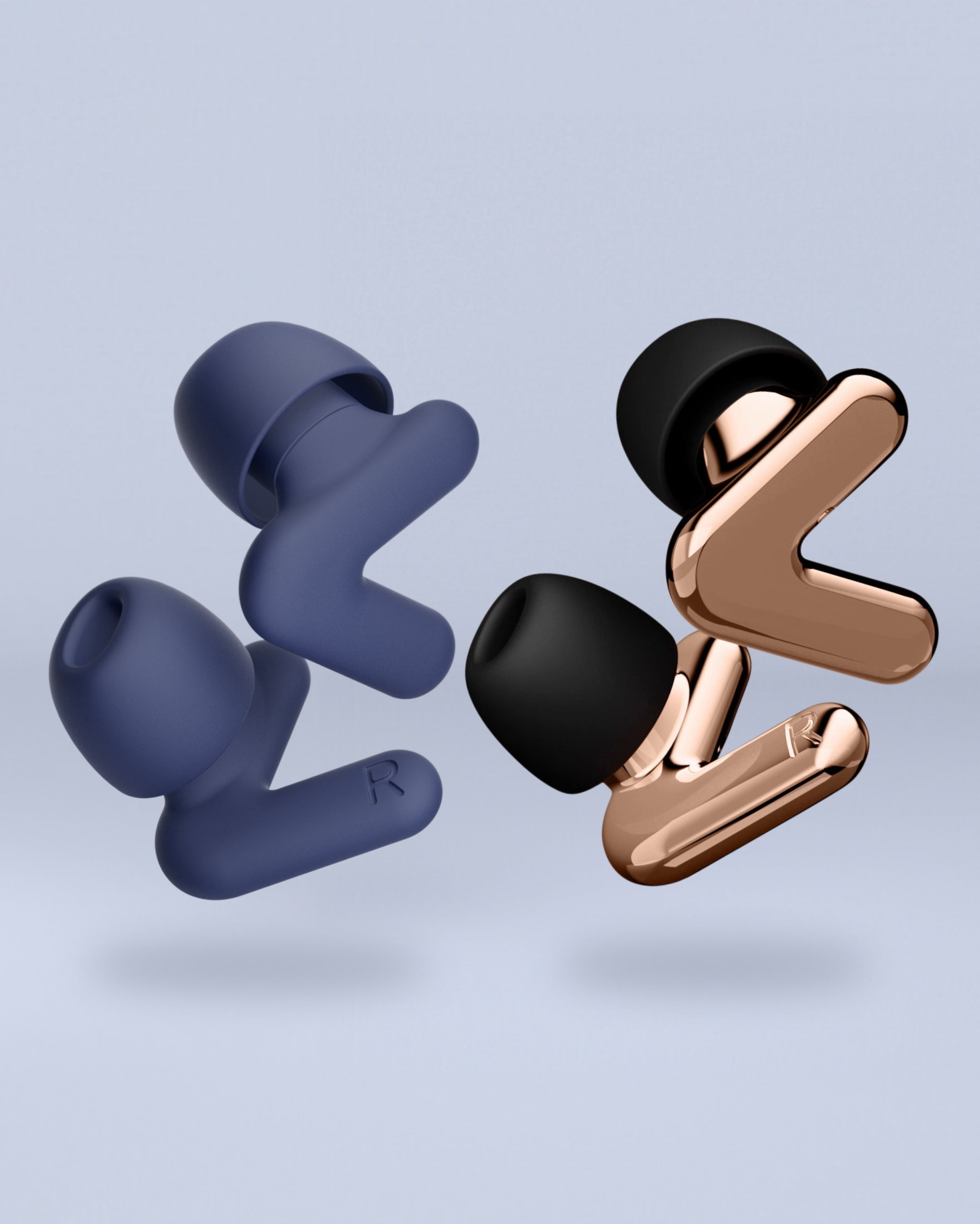 Tag und nacht bundle alpine silene in midnight blue und Alpine Tune in rose gold