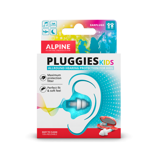 Alpine Pluggies Kids schützt die Ohren besonders Alpine hearing protection Kapselgehörschutz Ohrstöpsel Schützen Sie Ihr Ohr red dot award Kinder Baby