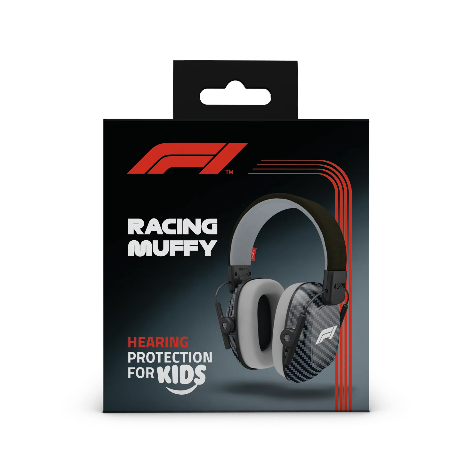 Formula 1® Racing Muffy für Kinder- Formel 1® Kapselgehörschutz für professionellen Gehörschutz 