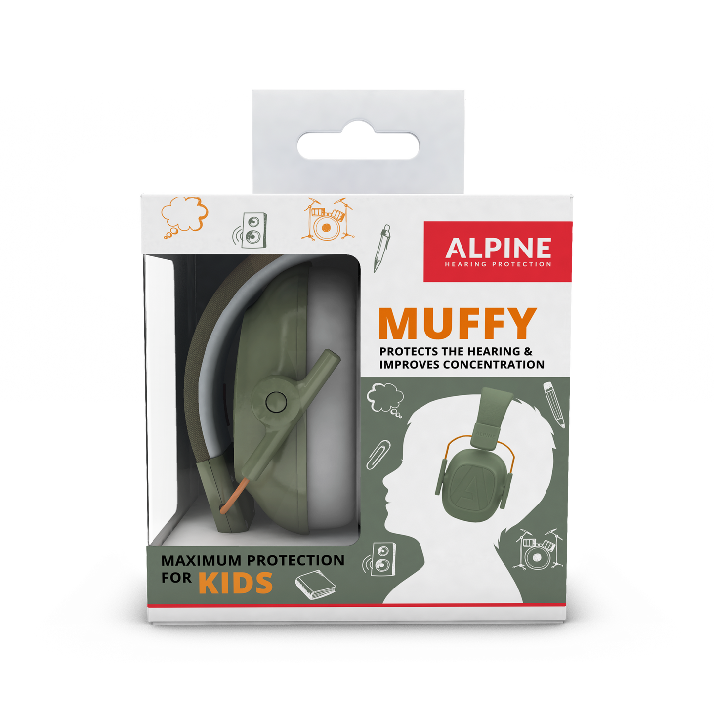 Alpine Muffy Kids earmuffs for kids Alpine Muffy Kids Ohrenschuetzer fuer Kinder