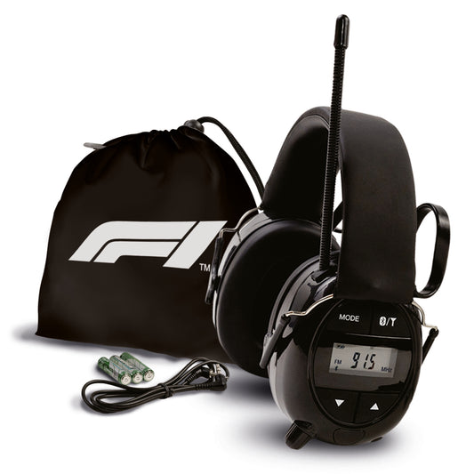Formula 1®-Radio / Bluetooth-Ohrenschützer - Alpine F1 Bluetooth Radio Ohrschutzer für Gehörschutz und Zuhören